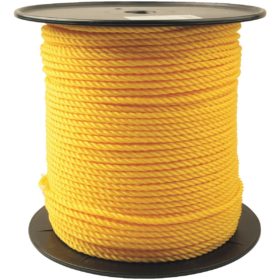 Do it Best 1/4 In. x 600 Ft. Yellow Twisted Polypropylene Rope (700030)