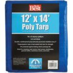 Do it Best Blue Woven 12 Ft. x 14 Ft. Medium Duty Poly Tarp (700525)