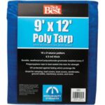 Do it Best Blue Woven 9 Ft. x 12 Ft. Medium Duty Poly Tarp (700533)