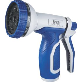 Best Garden Plastic 10-Pattern Nozzle, Blue & Gray (55120)