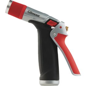 Gilmour Pro Zinc Pistol Nozzle, Red & Black (847732-1002)