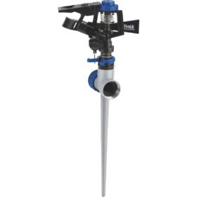 Best Garden Poly & Metal 5600 Sq. Ft. Spike Impulse Sprinkler (DIT50202)