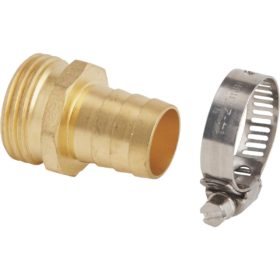 Best Garden 3/4 In. Male Brass Hose End Repair Hose Coupling (GB9412-3/4")
