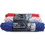Do it Best 3/8 In. x 50 Ft. Assorted Colors Diamond Braided Polypropylene Packaged Rope (703151)
