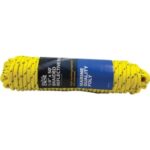 Do it Best 1/4 In. x 50 Ft. Yellow Braided Reflective Polypropylene Packaged Rope (703157)