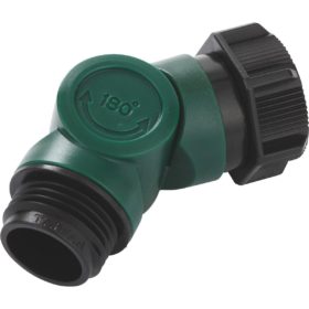 Melnor 3/4 In. FNH x 3/4 In. MNH Plastic Swivel Hose Connector (15108)