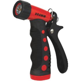 Dramm Heavy-Duty Metal Pistol Nozzle, Red (60-12721)