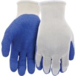 Do it Best Men's Large Latex Coated Glove, Blue (3-Pack) (DB32201-L3P)