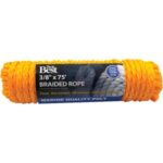 Do it Best 3/8 In. x 75 Ft. Yellow Braided Polypropylene Packaged Rope (707031)