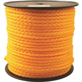 Do it Best 3/8 In. x 400 Ft. Yellow Braided Polypropylene Rope (707159)