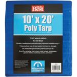 Do it Best Blue Woven 10 Ft. x 20 Ft. Medium Duty Poly Tarp (709123)