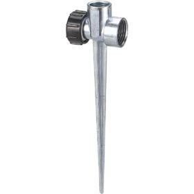 Orbit 1/2 In. Hose Diameter Zinc Stationary Spike Sprinkler Base (58034N)