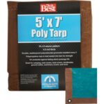 Do it Best 1 Side Green/1 Side Brown Woven 5 Ft. x 7 Ft. Medium Duty Poly Tarp (709362)