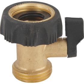Best Garden Brass Single Hose Shutoff (721080)