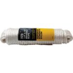 Do it Best 1/4 In. x 50 Ft. White Braided Nylon Packaged Rope (721482)