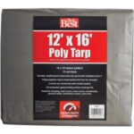 Do it Best Silver Woven 12 Ft. x 16 Ft. Heavy Duty Poly Tarp (725633)