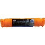 Do it Best 1/4 In. x 100 Ft. Yellow Braided Polypropylene Packaged Rope (729590)