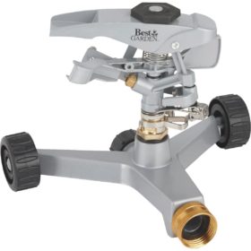 Best Garden Metal 5800 Sq. Ft. Wheeled Impulse Sprinkler (9520)