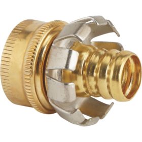 Best Garden 5/8 In. Female Brass Hose Coupling Mender (GB-003)
