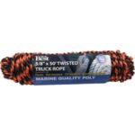 Do it Best 3/8 In. x 50 Ft. Orange & Black Truck Polypropylene Packaged Rope (732745)