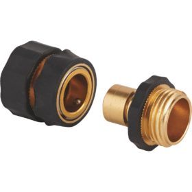Best Garden 1 Male, 1 Female Metal Quick Connect Connector Set (45C-BGDI)