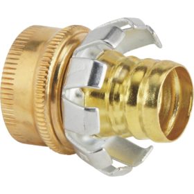 Best Garden 3/4 In. Female Brass Hose Coupling Mender (GB-005)