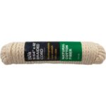 Do it Best 9/64 In. x 48 Ft. Natural Braided Cotton Cord (737178)