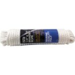 Do it Best 1/4 In. x 50 Ft. White Solid Braided Polypropylene Packaged Rope (737216)