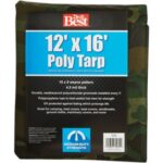 Do it Best Camo Woven 12 Ft. x 16 Ft. Medium Duty Poly Tarp (741493)