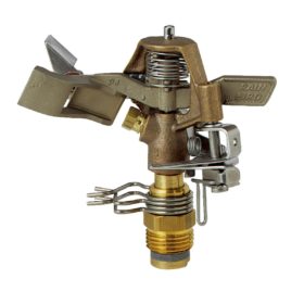 Rain Bird Brass 20 Ft. to 41 Ft. Dia. Riser Mounted Impact Sprinkler (25PJDAC)