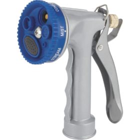 Best Garden Metal 5-Pattern Nozzle, Blue & Gray (55108)