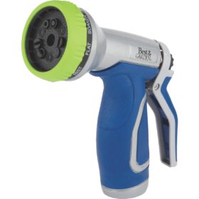 Best Garden Metal 9-Pattern Nozzle, Blue & Gray (55118-PT)
