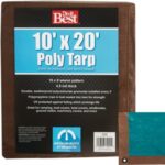 Do it Best 1 Side Green/1 Side Brown Woven 10 Ft. x 20 Ft. Medium Duty Poly Tarp (763660)