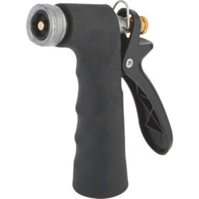 Best Garden Hot Water Metal Pistol Nozzle with Threaded Front, Black (37088)