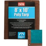 Do it Best 1 Side Green/1 Side Brown Woven 8 Ft. x 10 Ft. Medium Duty Poly Tarp (764345)