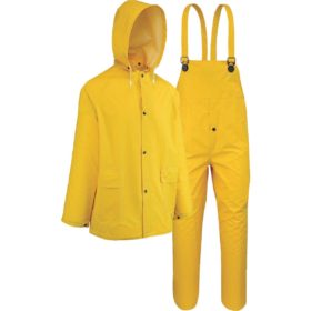 West Chester Protective Gear 2XL 3-Piece Yellow PVC Rain Suit (44035/2XL)