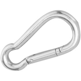 Campbell 7/16 In. 320 Lb. Load Capacity Polished Stainless Steel Spring Link All Purpose Snap (T7630436)