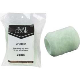 Best Look 3 In. x 3/8 In. Knit Fabric Roller Cover (2-Pack) (DIB RT 302-300)