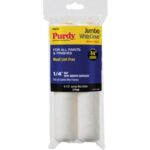 Purdy White Dove 6-1/2 In. x 1/4 In. Jumbo Mini Woven Fabric Roller Cover (2-Pack) (140626010)