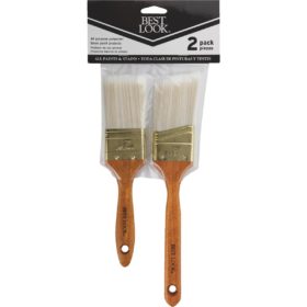 Best Look General Purpose Polyester Paint Brush Set (2-Piece) (771324)