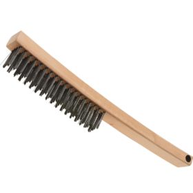 Best Look 1 In. x 14 In. Long Wood Handle Wire Brush (471)
