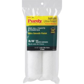 Purdy Ultra Finish 6-1/2 In. x 3/8 In. Jumbo Mini Microfiber Roller Cover (2-Pack) (14G626052)