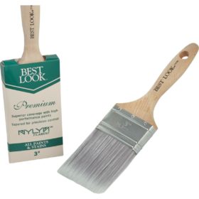 Best Look Premium 3 In. Flat Nylyn Paint Brush (DIB 436-300)