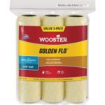 Wooster Golden Flo 9 In. x 3/8 In. Knit Fabric Roller Cover (3-Pack) (RR726-9)