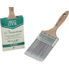 Best Look Premium 4 In. Flat Nylyn Paint Brush (DIB 436-400)