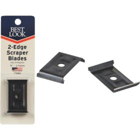 Best Look 1-1/8 In. Replacement Scraper Blade (2-Pack) (1B-DIB)