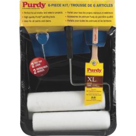 Purdy 9 In. 3/8 In. Woven Roller & Tray Set (6-Piece) (145811000)