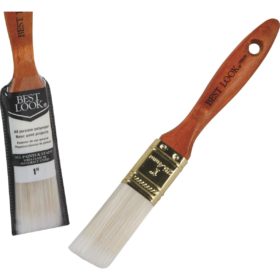 Best Look General Purpose 1 In. Flat Polyester Paint Brush (780550)