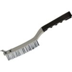 Best Look 0.95 In. x .013 In. Soft Grip Stainless Steel Wire Brush with Scraper (SB319/SS-DIB)
