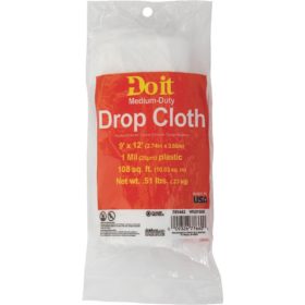 Do it Plastic 9 Ft. x 12 Ft. 1 mil Drop Cloth (P115RDI)